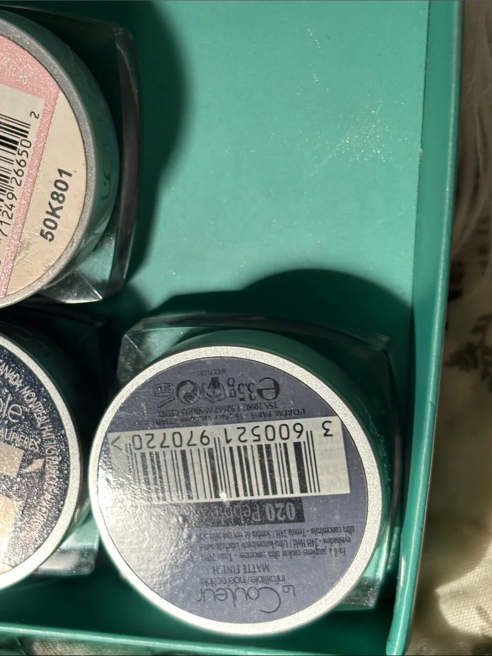L’Oréal Infallible Cream Eyeshadow Set — Pink, Coral, Navy, Gray